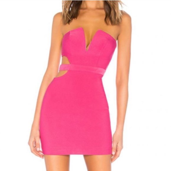 NBD Dresses & Skirts - NBD x NAVEN Callie Bodycon Cutout Strapless Dress